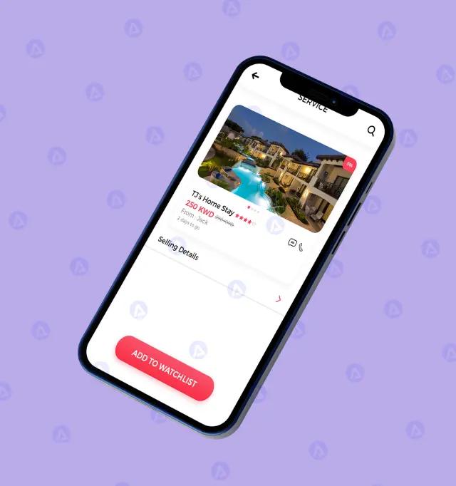 marcel app service page design