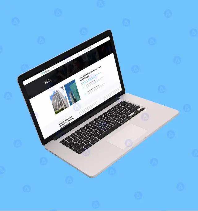 muscat website about page design