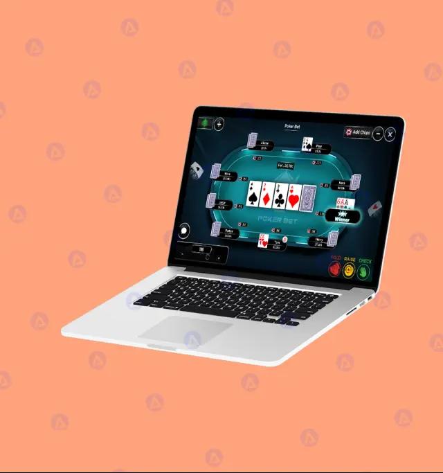 poker bet game layout page design
