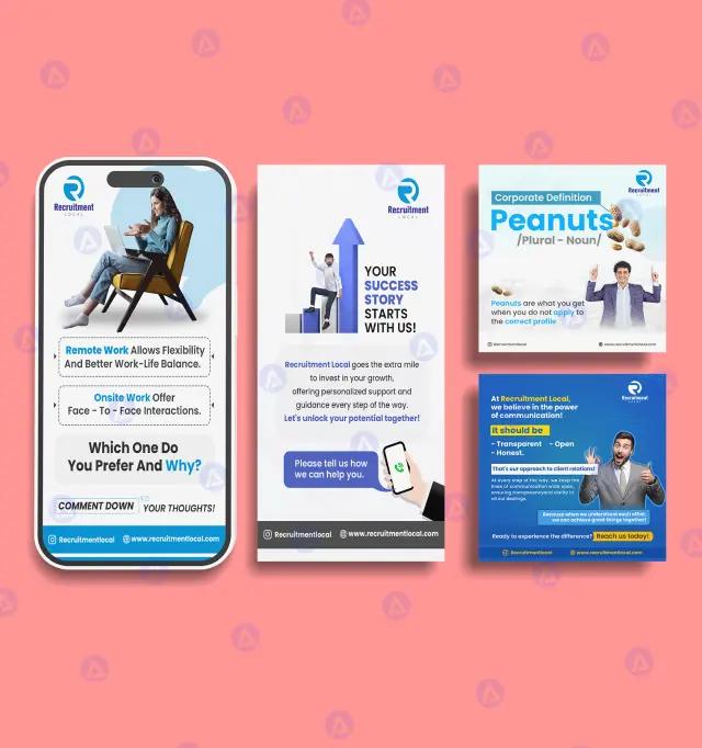 recruitment local images design