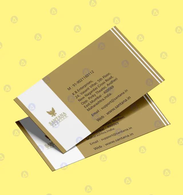santana fashion business card design