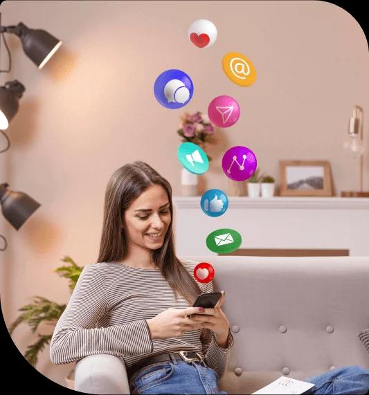 social media mrketing concept