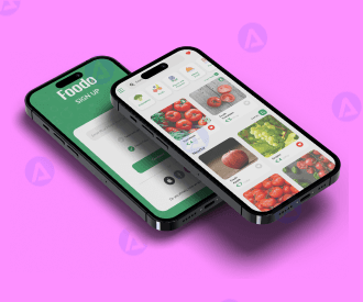 foodo mobile app ui ux design