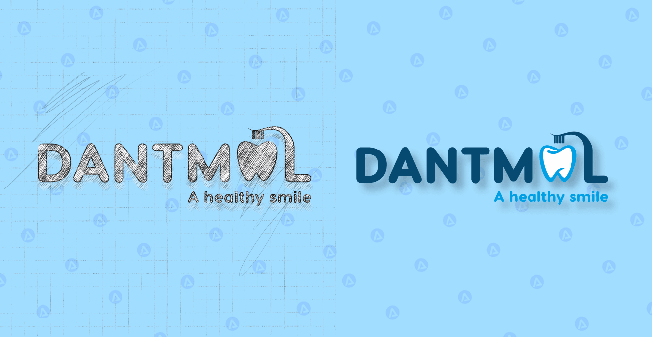 dantmol packaging branding Logo design
