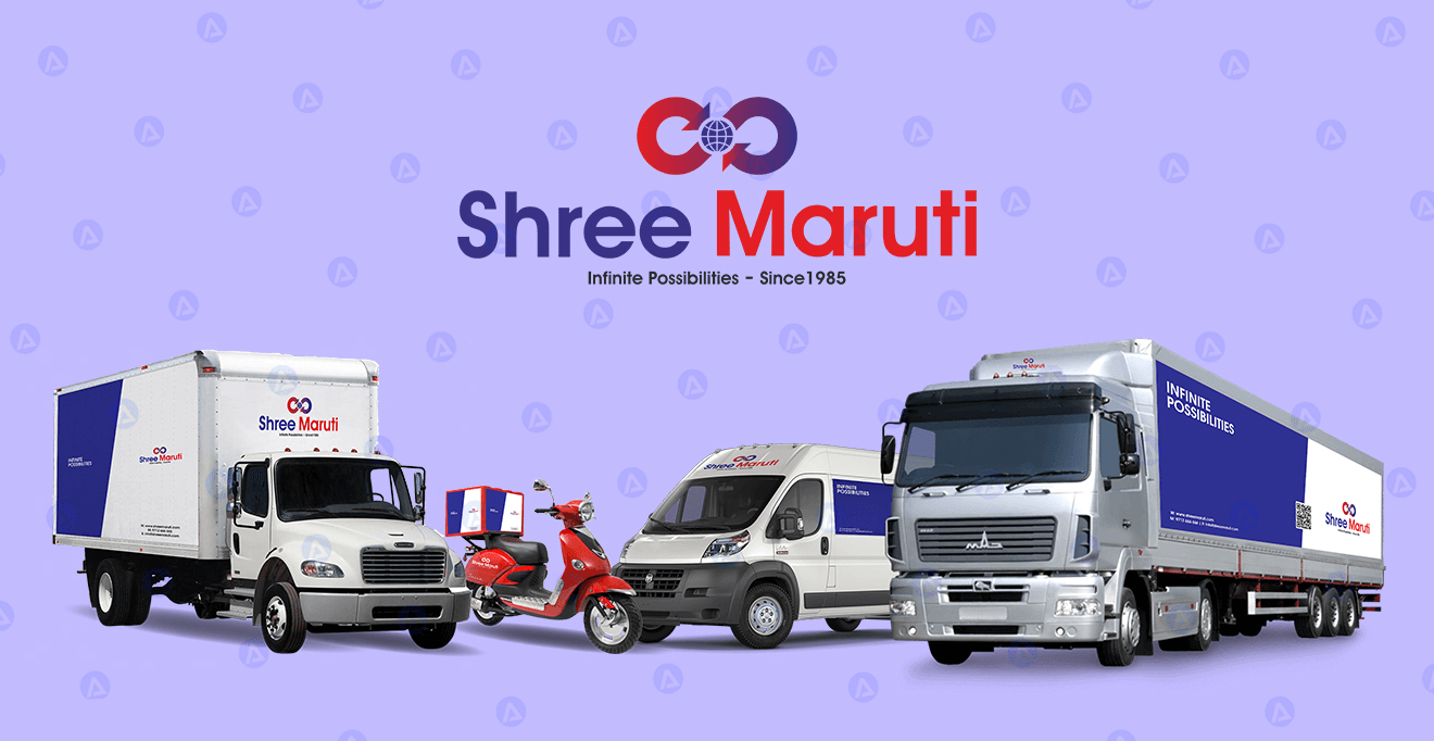 shree maruti vehicle logo design