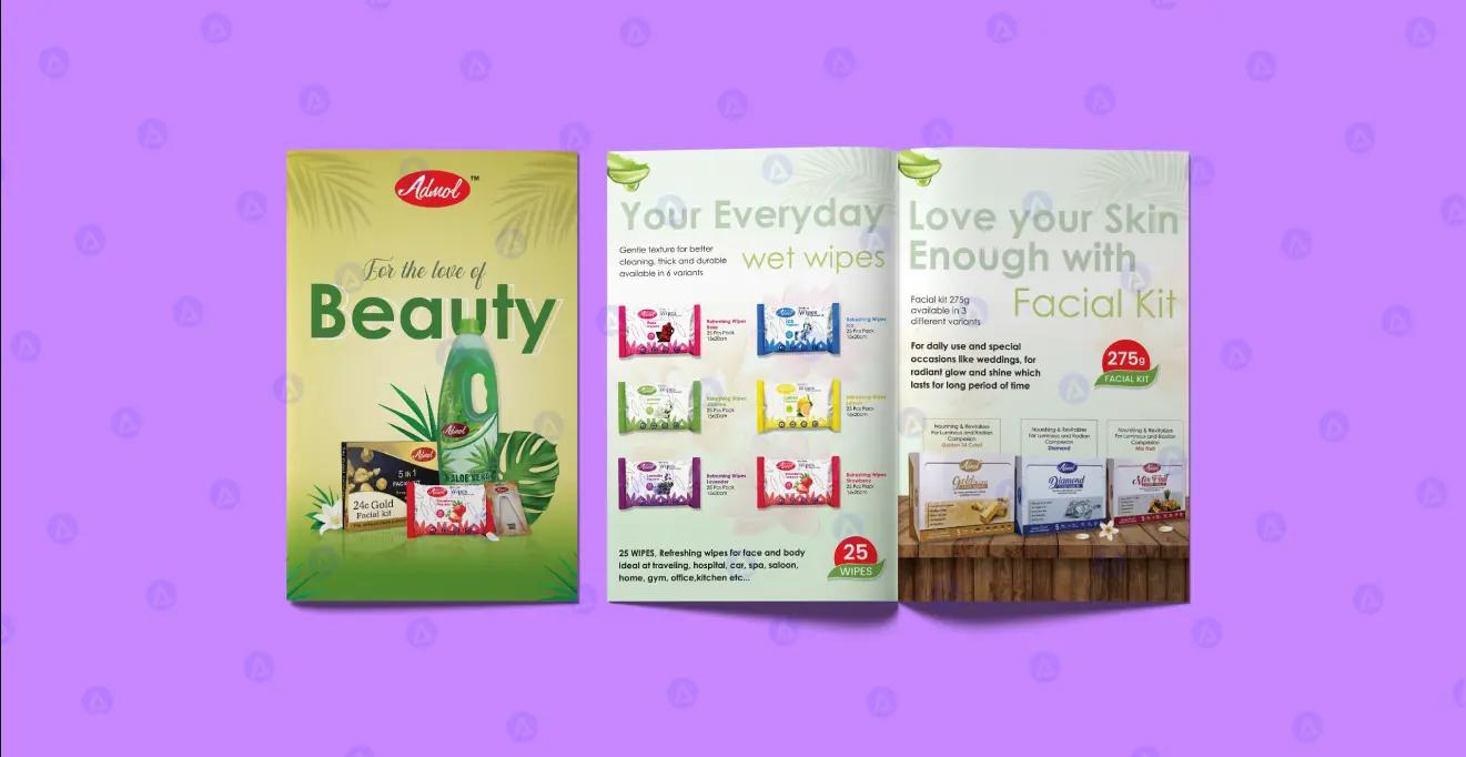 Admol Care Products Page 1 Brochure Design Admol Care Products Page 1 Brochure Design