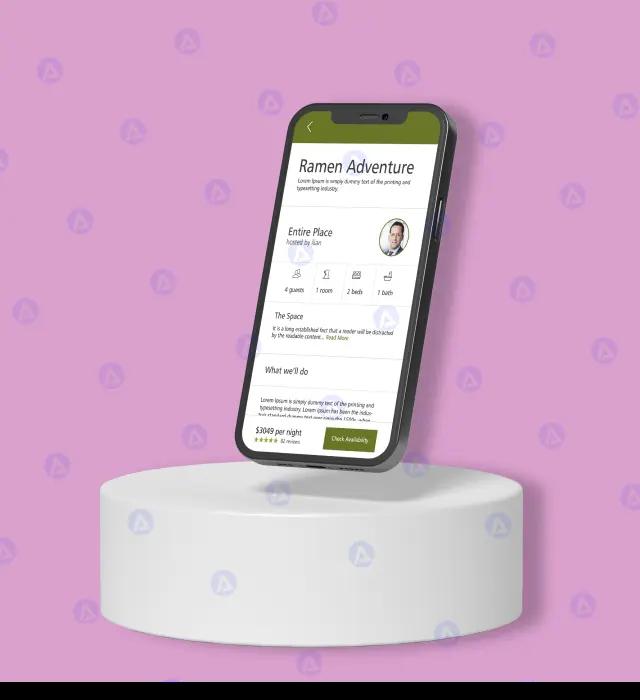 Air Bnb Real Estate App Layout Page Design Air Bnb Real Estate App Layout Page Design