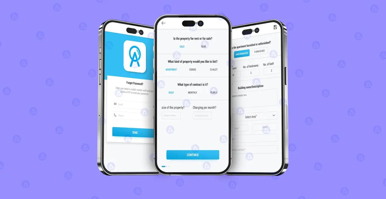 Atlas Property Selling Rent App Multiple Pages Design Atlas Property Selling Rent App Multiple Pages Design