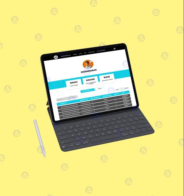 Betucan Game Web App Profile History Layout UI UX Design Betucan Game Web App Profile History Layout UI UX Design