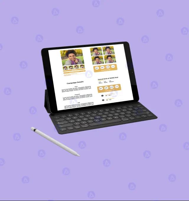 Blackrize NGO Campaign Details Page Design Blackrize NGO Campaign Details Page Design