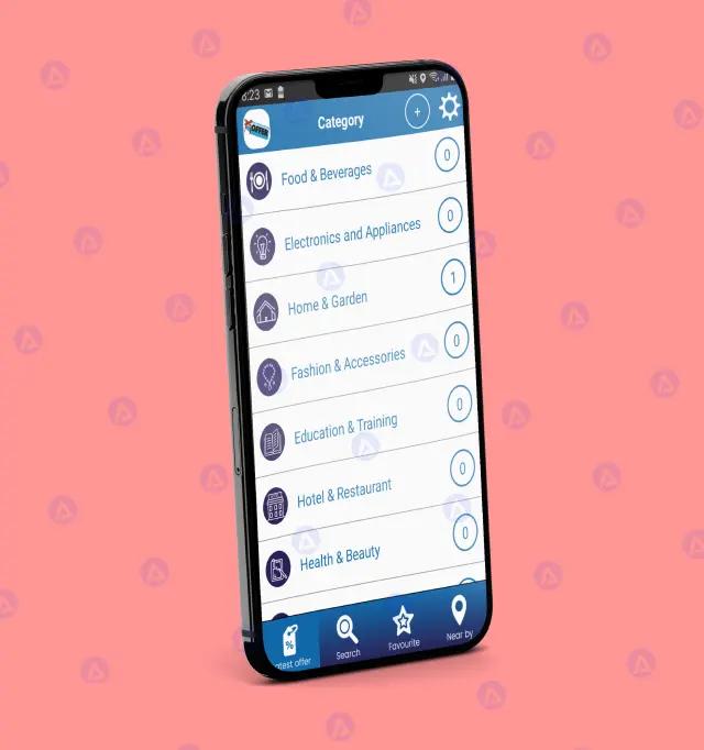 Click of Offer App Category Page Design Click of Offer App Category Page Design