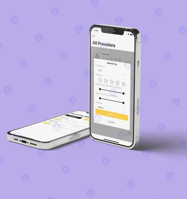 Cojack On Demand Multi Service App Service Providers Screen UI UX Design Cojack On Demand Multi Service App Service Providers Screen UI UX Design