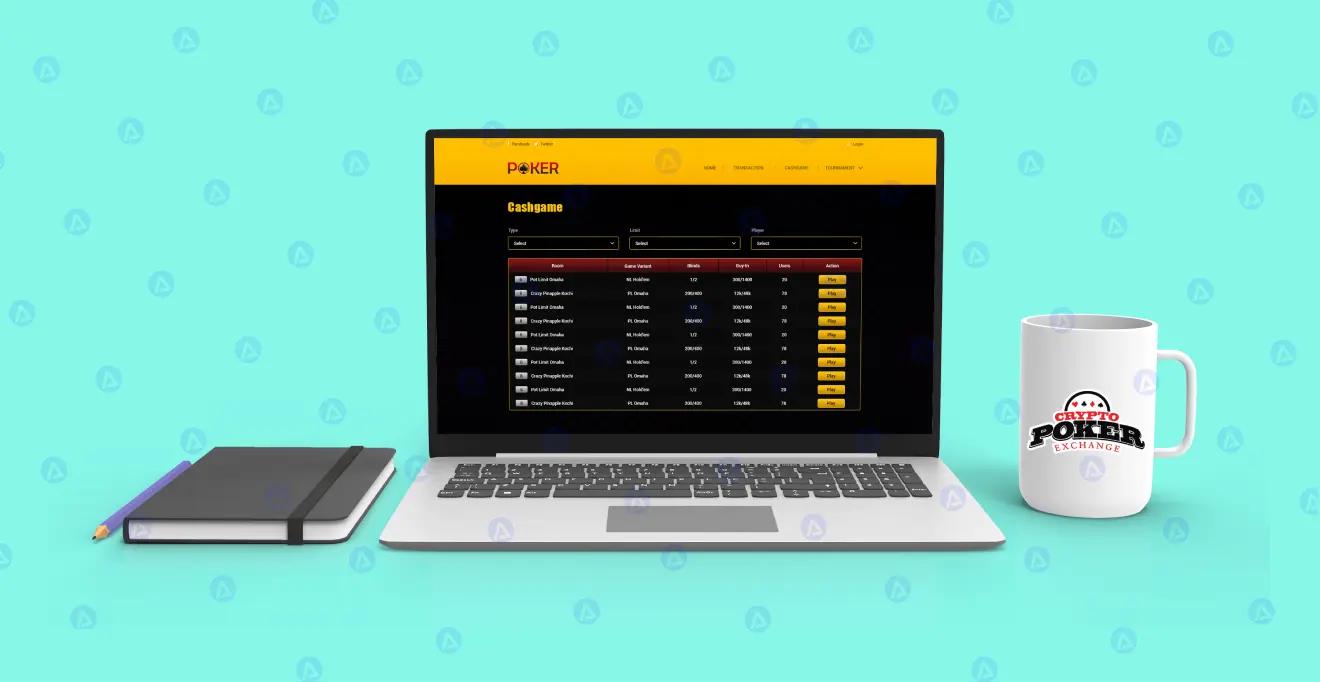 Crypto Poker Exchange Game App Web Cash Game Page Design Crypto Poker Exchange Game App Web Cash Game Page Design