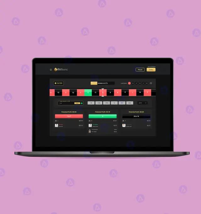 Duo Gaming Betting Spin Page Layout Design Duo Gaming Betting Spin Page Layout Design