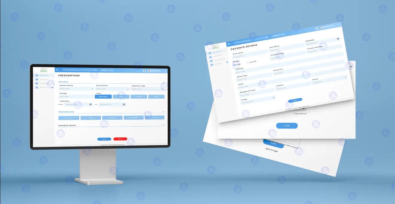 e-Pocrat Doctor Patient Management Patient Details Page UI UX Design e-Pocrat Doctor Patient Management Patient Details Page UI UX Design