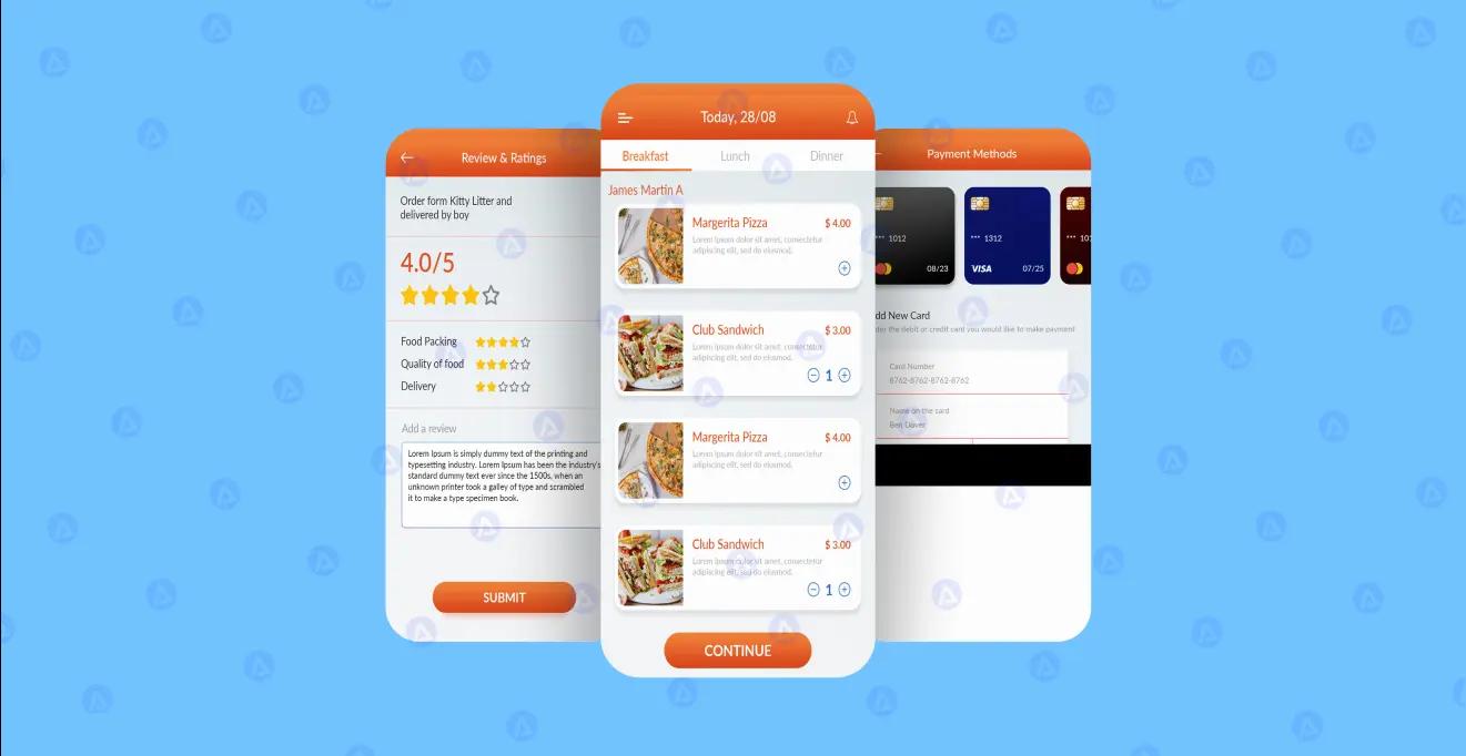 Extra Tasty Food Delivery App Break Fast Page Design Extra Tasty Food Delivery App Break Fast Page Design