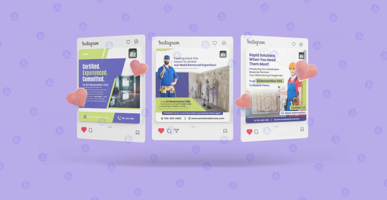 EZ Plumbing Services Social Media Post Likes Page Design EZ Plumbing Services Social Media Post Likes Page Design