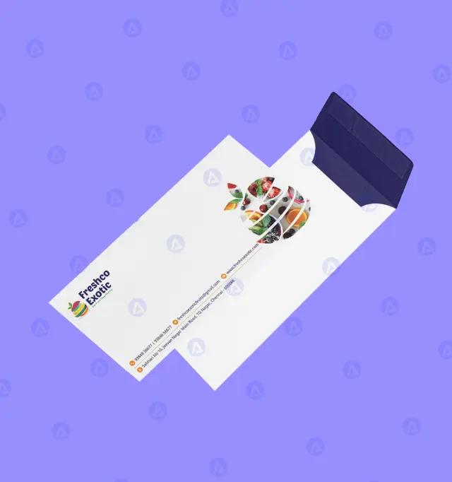 Freshco Exotic Stationery Envelope Design Freshco Exotic Stationery Envelope Design