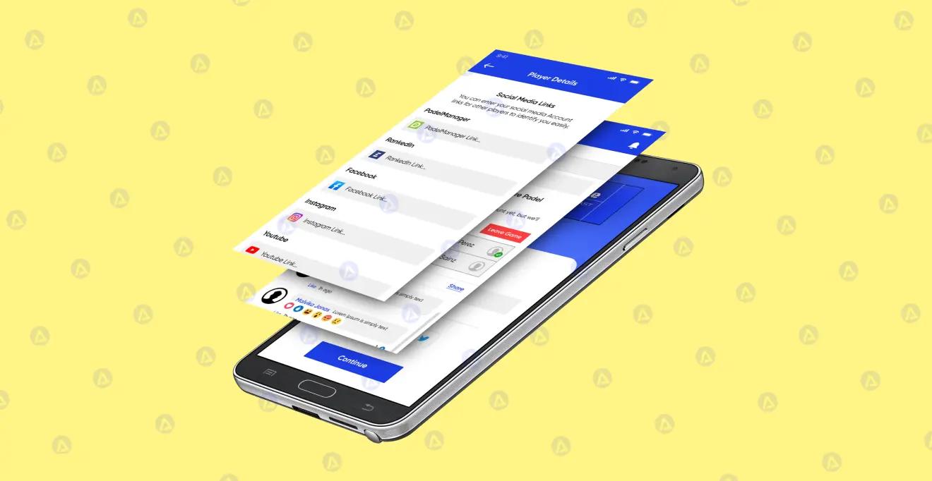 Get Ball Sports Games App Player Details Design Get Ball Sports Games App Player Details Design