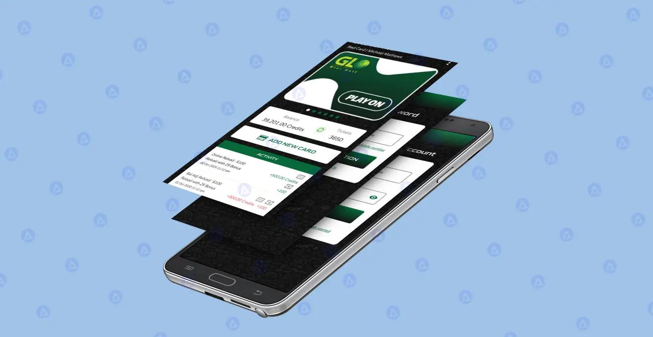 Glo Mini Golf Online App Homepage Design Glo Mini Golf Online App Homepage Design