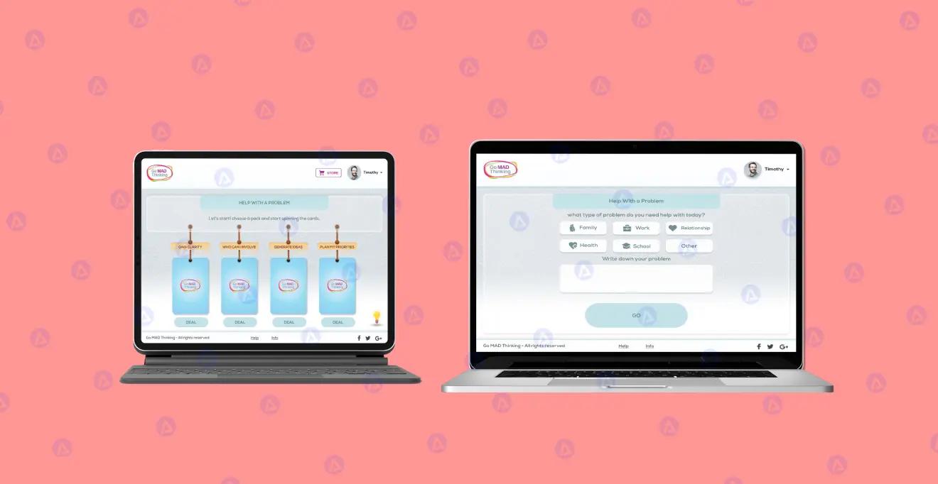 go mad thinking card gaming homepage design go mad thinking card gaming homepage design