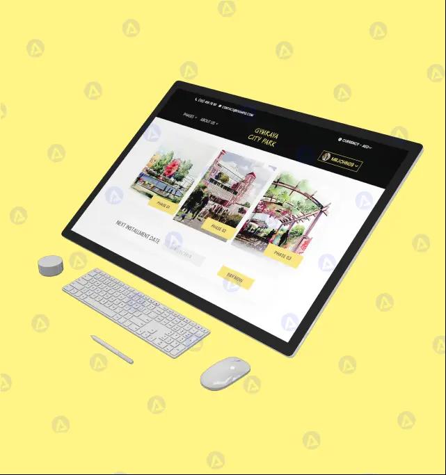 gymraya city park website user profile design gymraya city park website user profile design