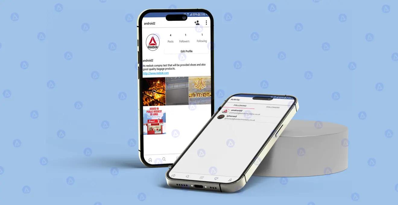 instaclone app profile and activity page design instaclone app profile and activity page design