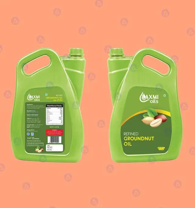 laxmi oils branding refined oil 5 litre packaging design laxmi oils branding refined oil 5 litre packaging design