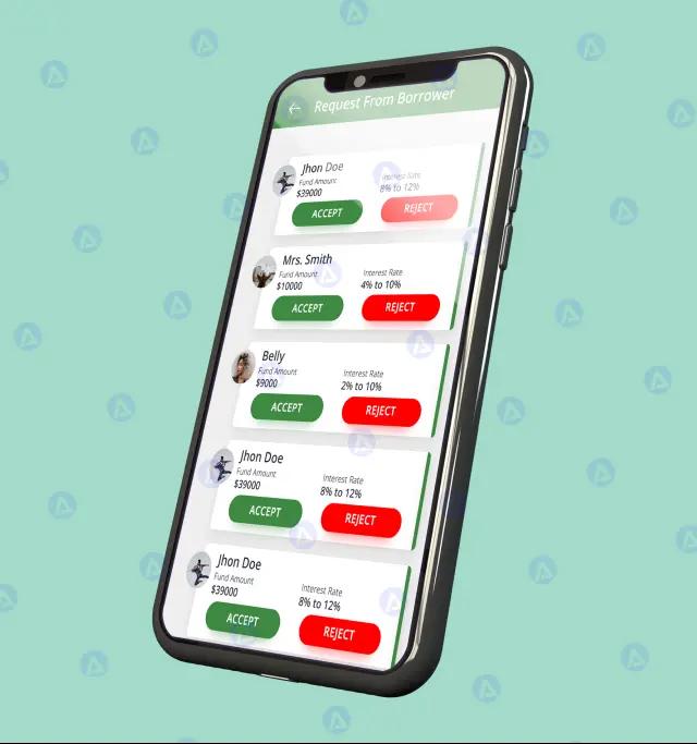 moma app request from borrower page design moma app request from borrower page design