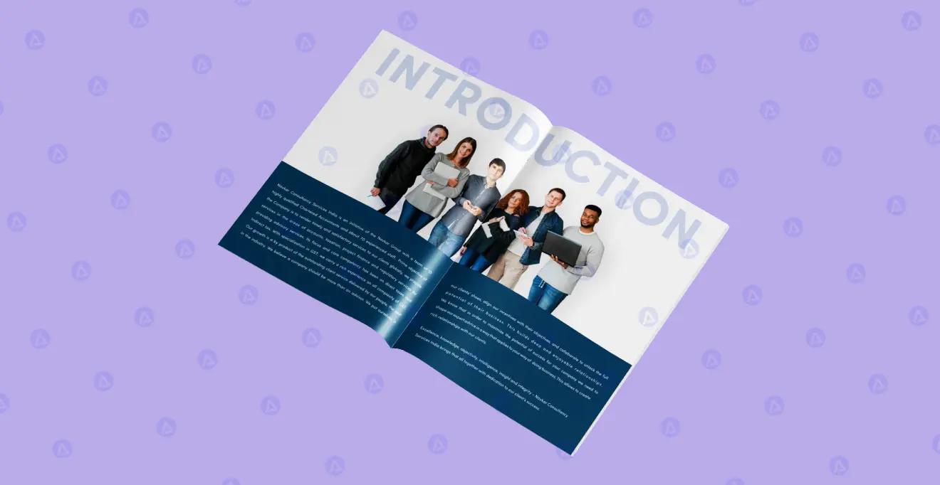 navkar consultancy services introduction page brochure design navkar consultancy services introduction page brochure design