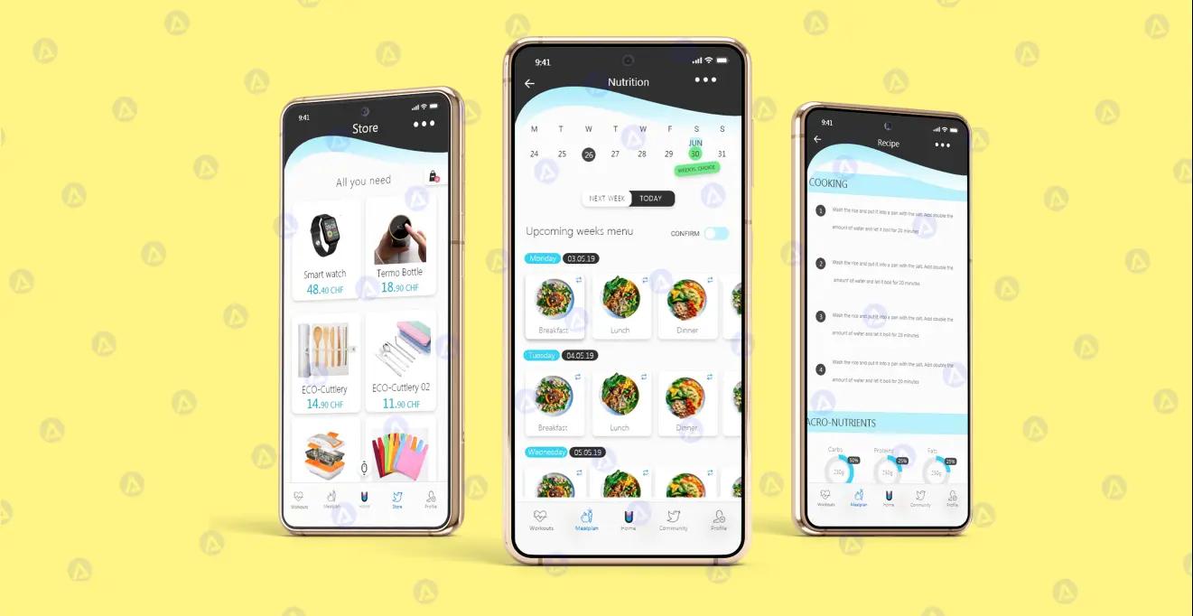 new u app store nutrition recipe pages design new u app store nutrition recipe pages design