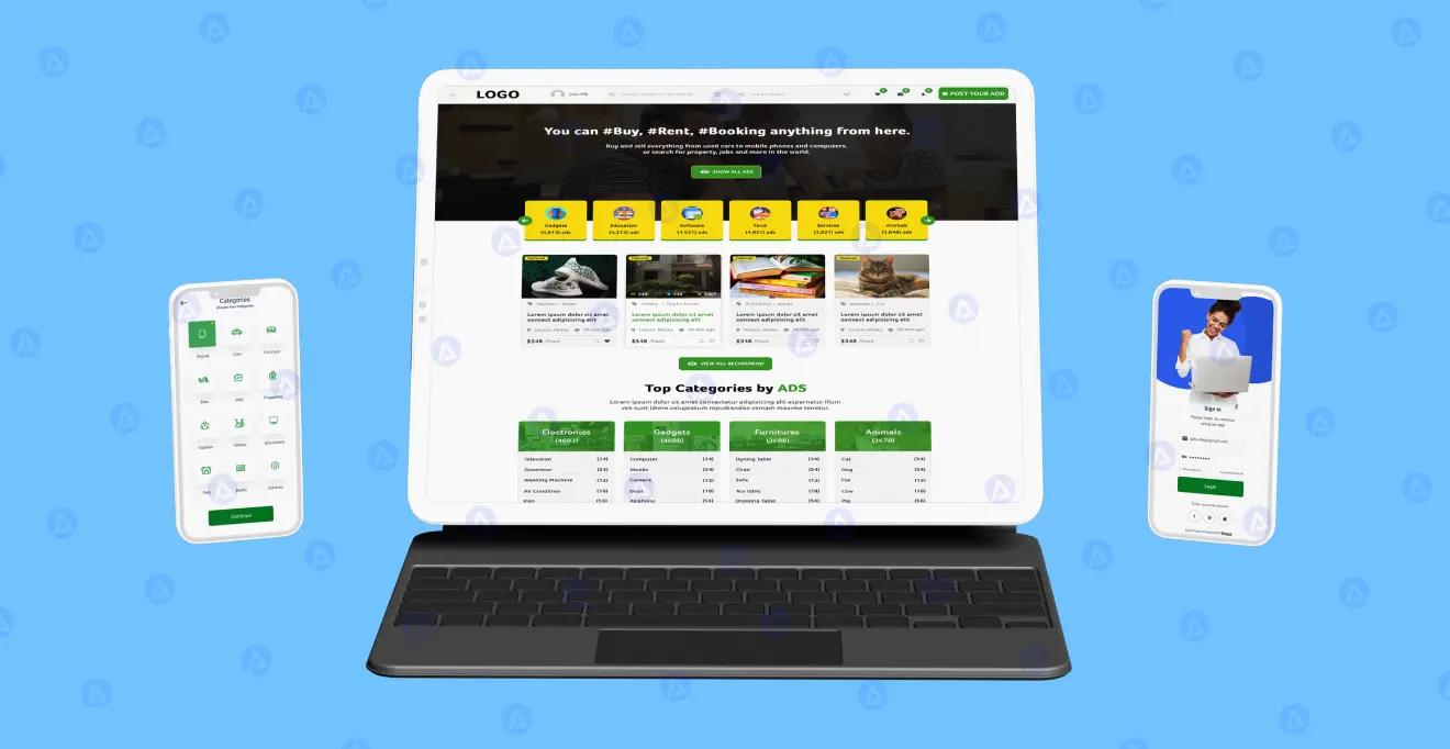 olx similar website diffrent page design olx similar website diffrent page design