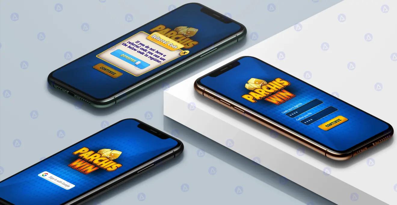 parchis win ludo game login page design parchis win ludo game login page design