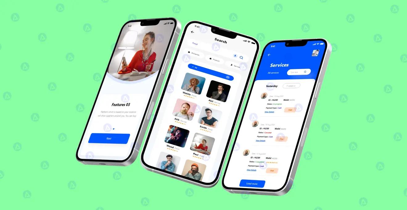 piper mobile app services page design piper mobile app services page design