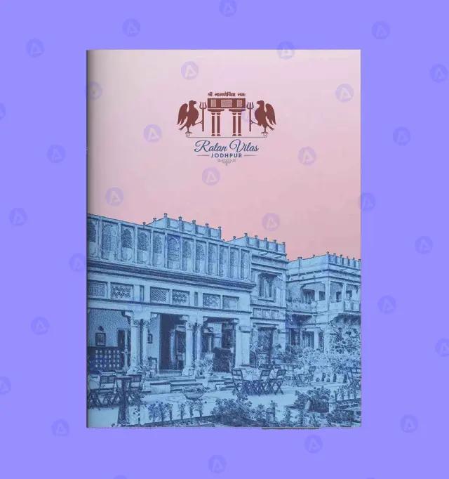 ratan vilas restaurant catalog cover page design ratan vilas restaurant catalog cover page design