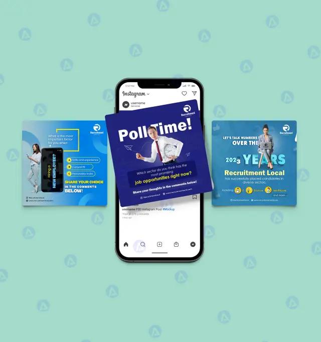 recruitment local social media profile page design recruitment local social media profile page design