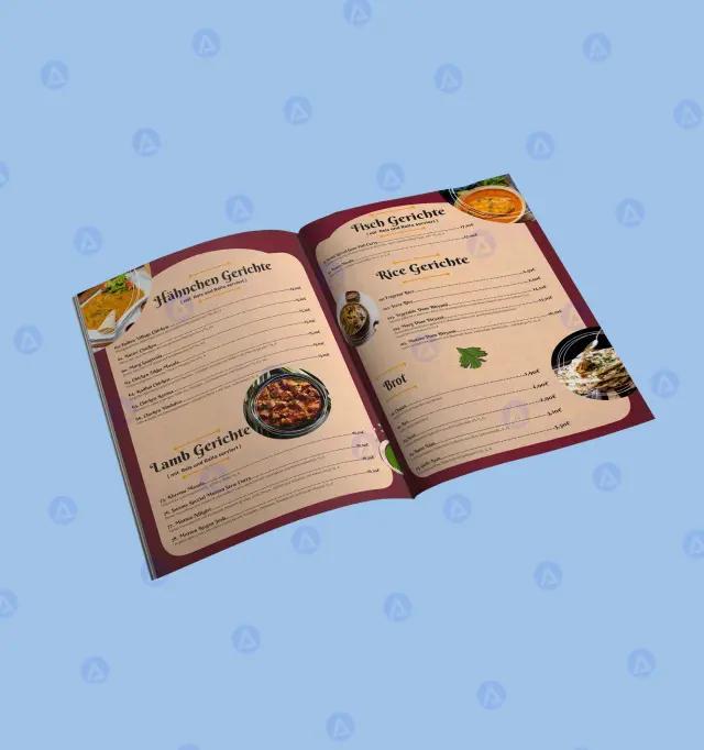 Swamy Restaurant Brochure Cover Page Design Swamy Restaurant Brochure Cover Page Design