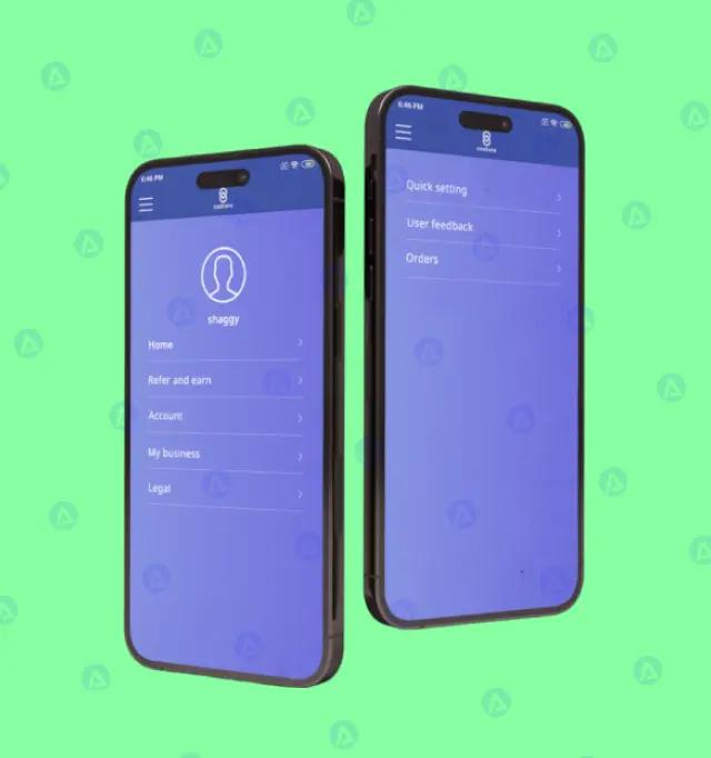 travel cloth laundry app user profile design travel cloth laundry app user profile design