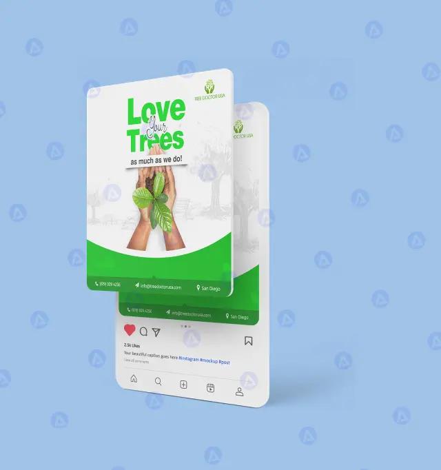 tree doctor social media post page design tree doctor social media post page design
