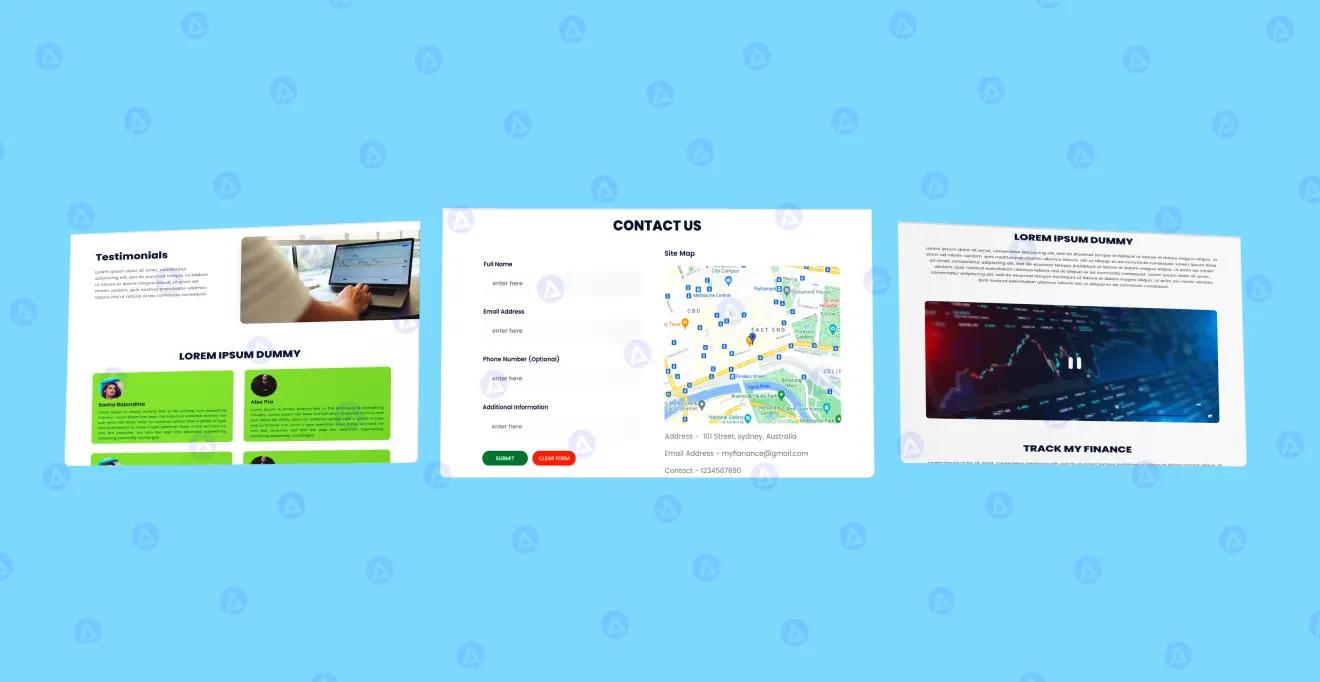 truck my finance app contact us page design truck my finance app contact us page design