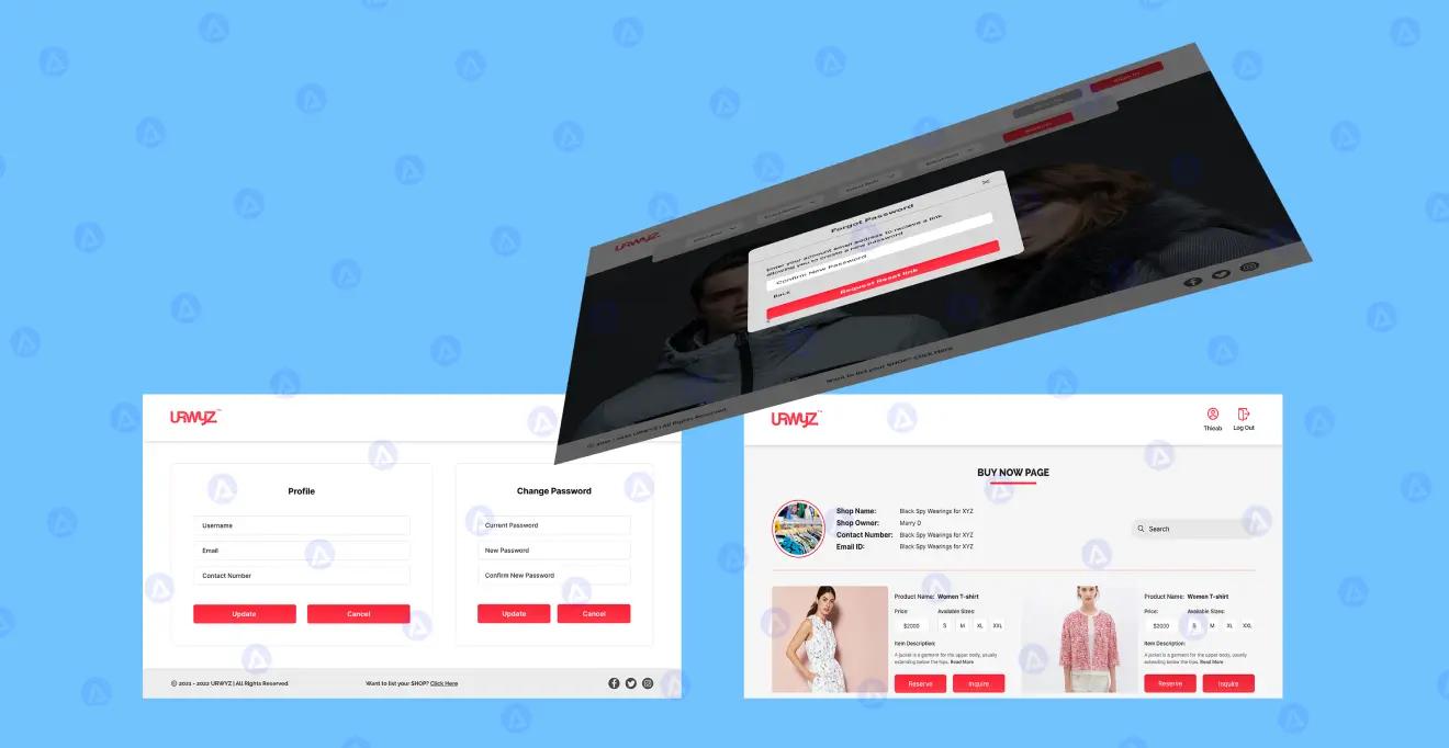 urwyz e-commerce website buy now page design urwyz e-commerce website buy now page design