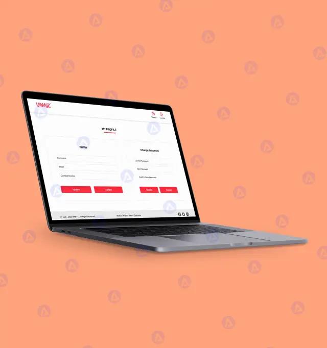 urwyz e-commerce website my profile page design urwyz e-commerce website my profile page design