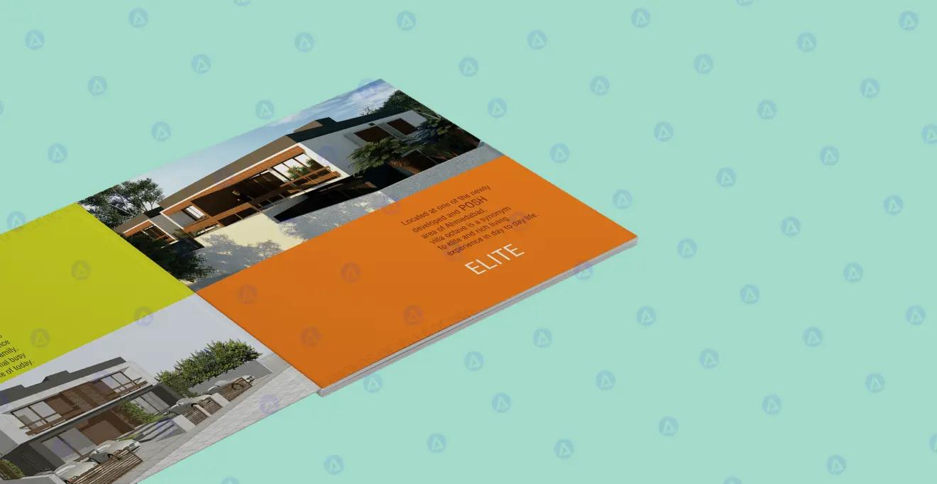 villa octave residential elite page brochure design villa octave residential elite page brochure design