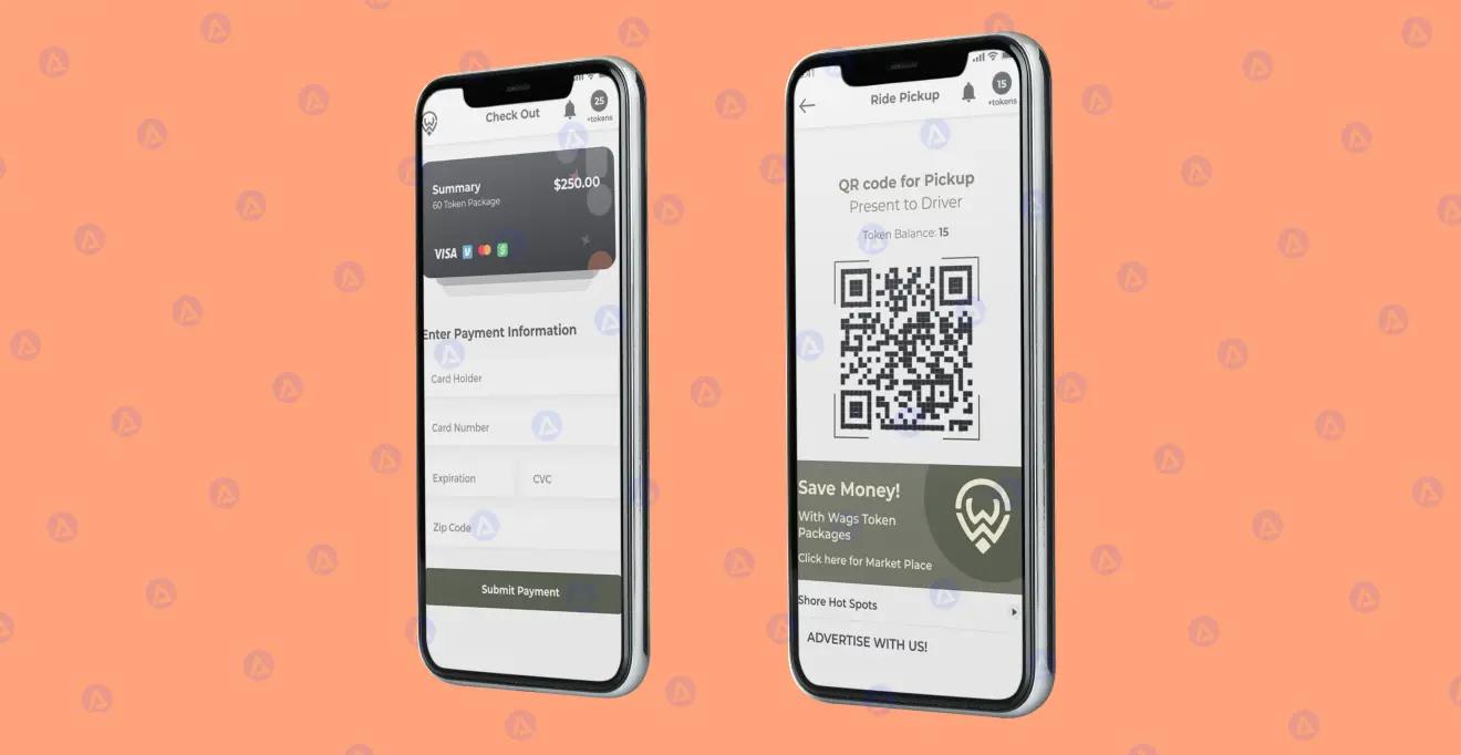 wags wheels app ui ux design payment screen wags wheels app ui ux design payment screen