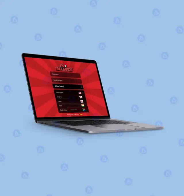 wonga 8 ball pull game create account page design wonga 8 ball pull game create account page design