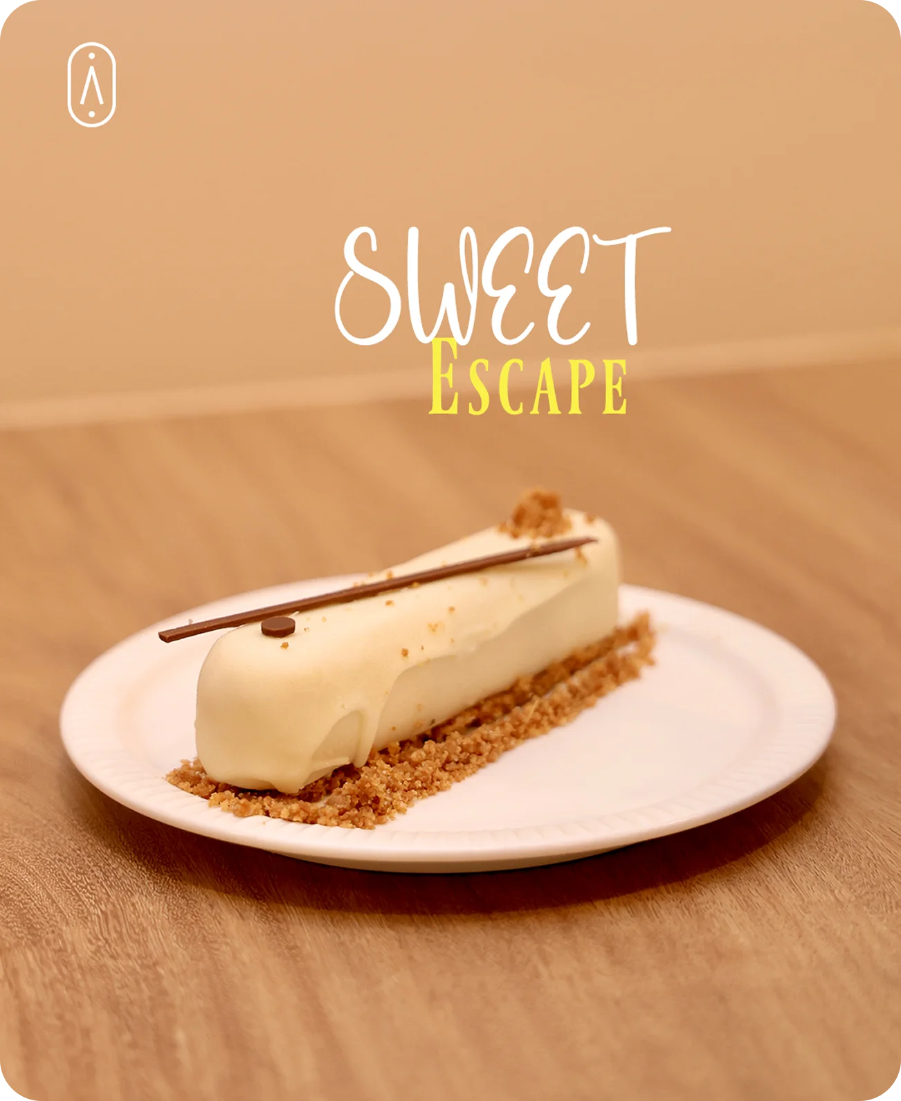 Sweet Escape cheesecake on a plate