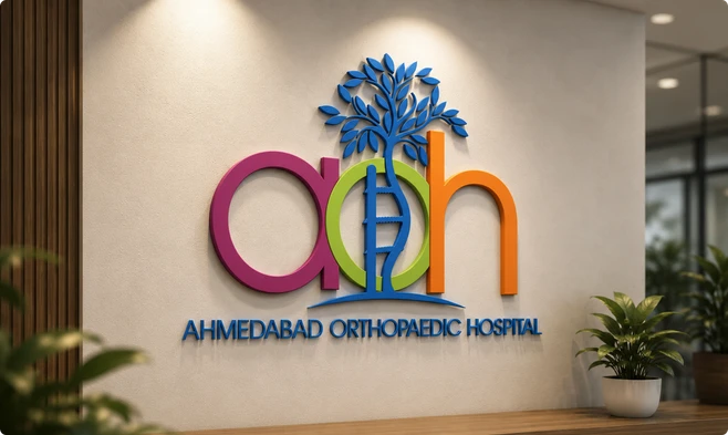 Ahmedabad Orthopedic Hospital brand identity project
