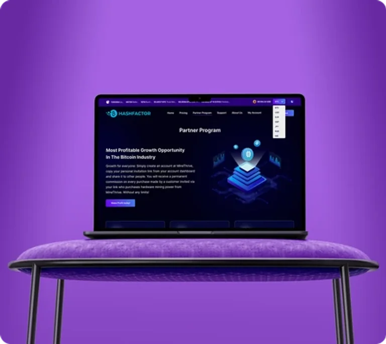 HashFactor marketing collateral design