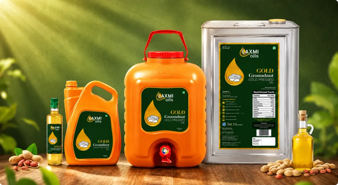 Laxmi Oils brand stationery design