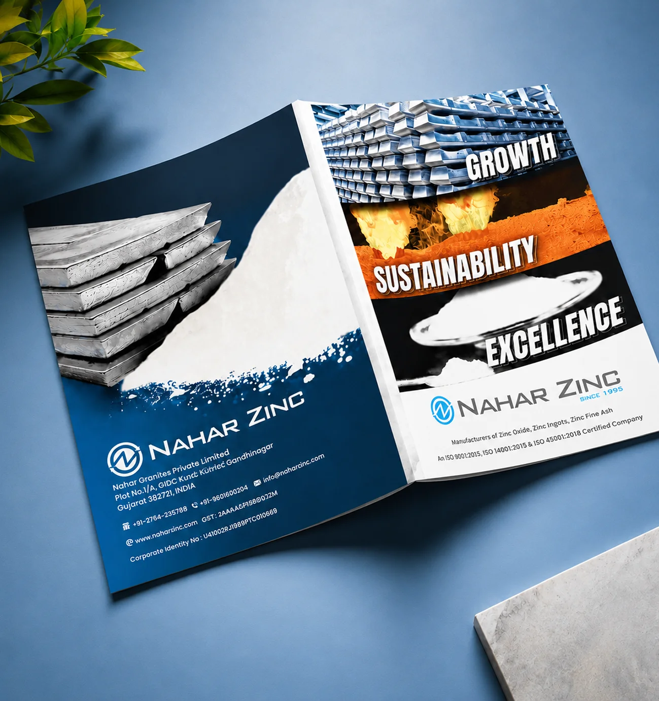 Nahar Zinc branding and design showcase